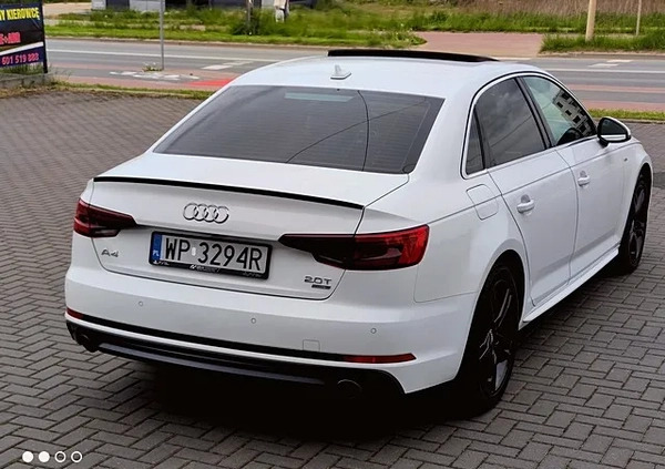 Audi A4 cena 89800 przebieg: 57000, rok produkcji 2018 z Płock małe 704